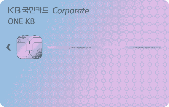 ONE KB국민 기업카드